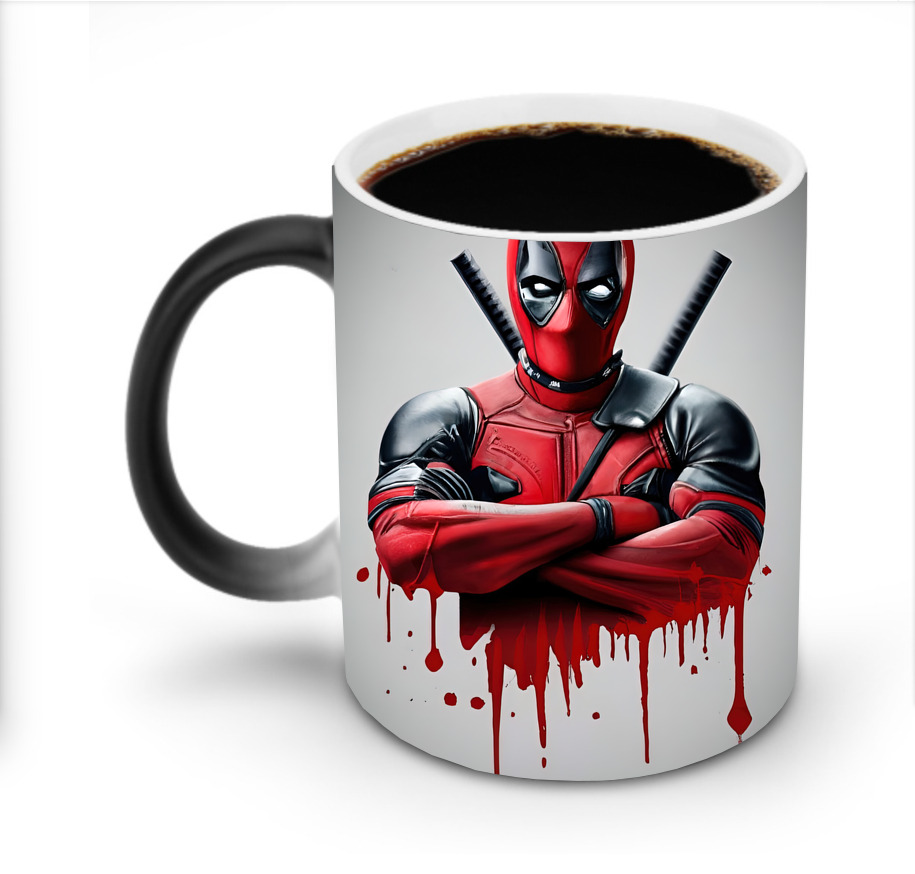 （画像用） Deadpool デッドプール 温度変色マグカップ