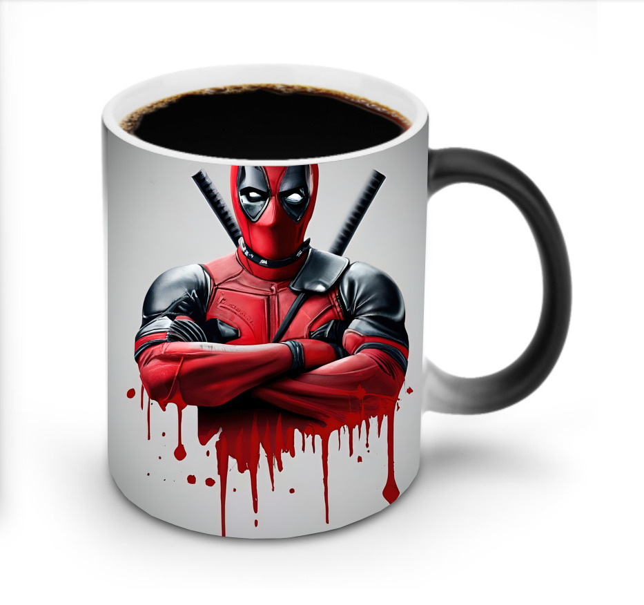 （画像用） Deadpool デッドプール 温度変色マグカップ