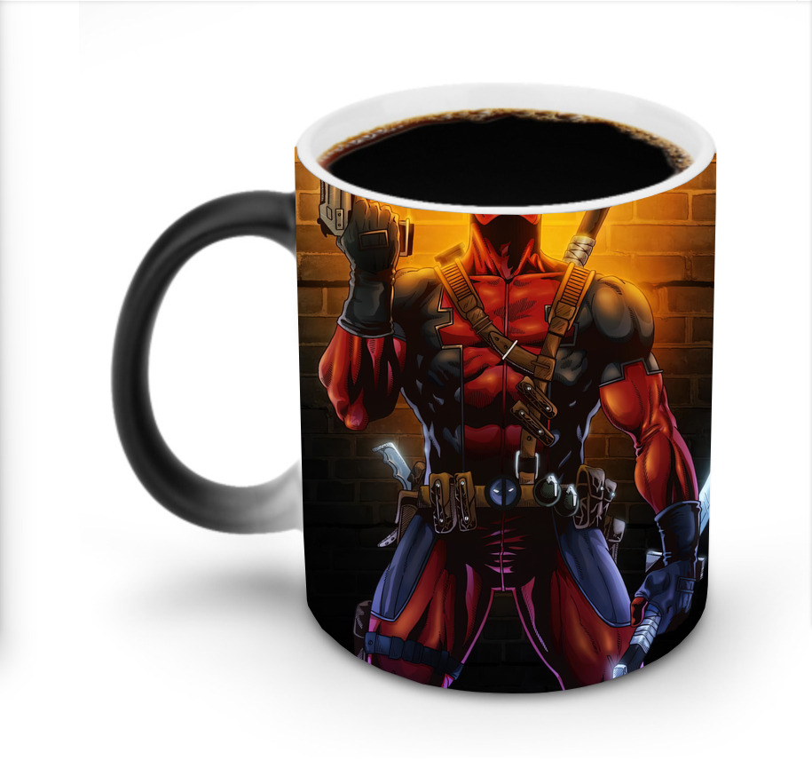 （画像用） Deadpool デッドプール 温度変色マグカップ