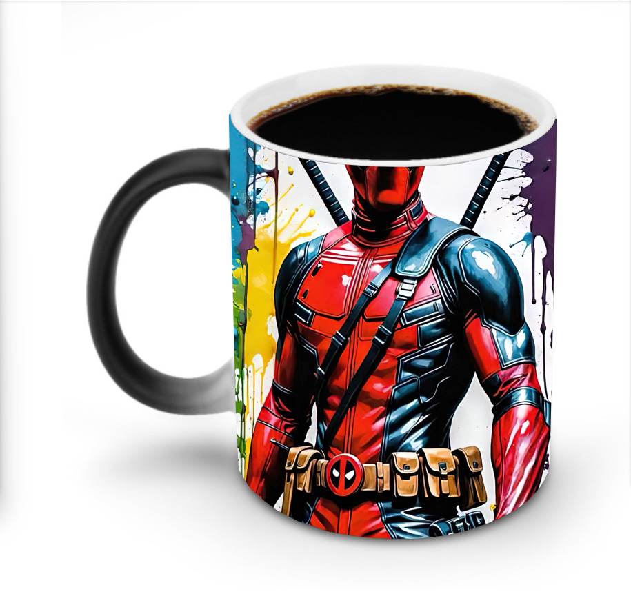 （画像用） Deadpool デッドプール 温度変色マグカップ