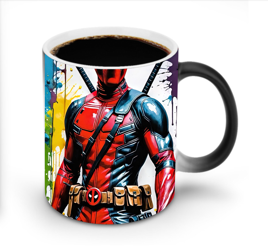 （画像用） Deadpool デッドプール 温度変色マグカップ