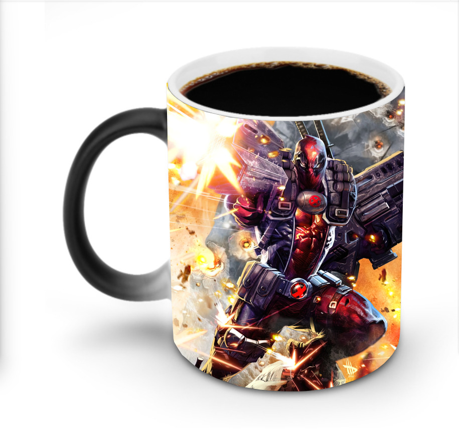 （画像用） Deadpool デッドプール 温度変色マグカップ