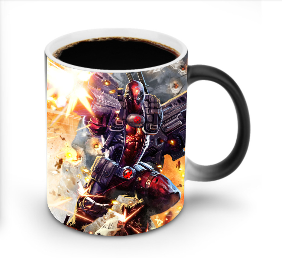 （画像用） Deadpool デッドプール 温度変色マグカップ