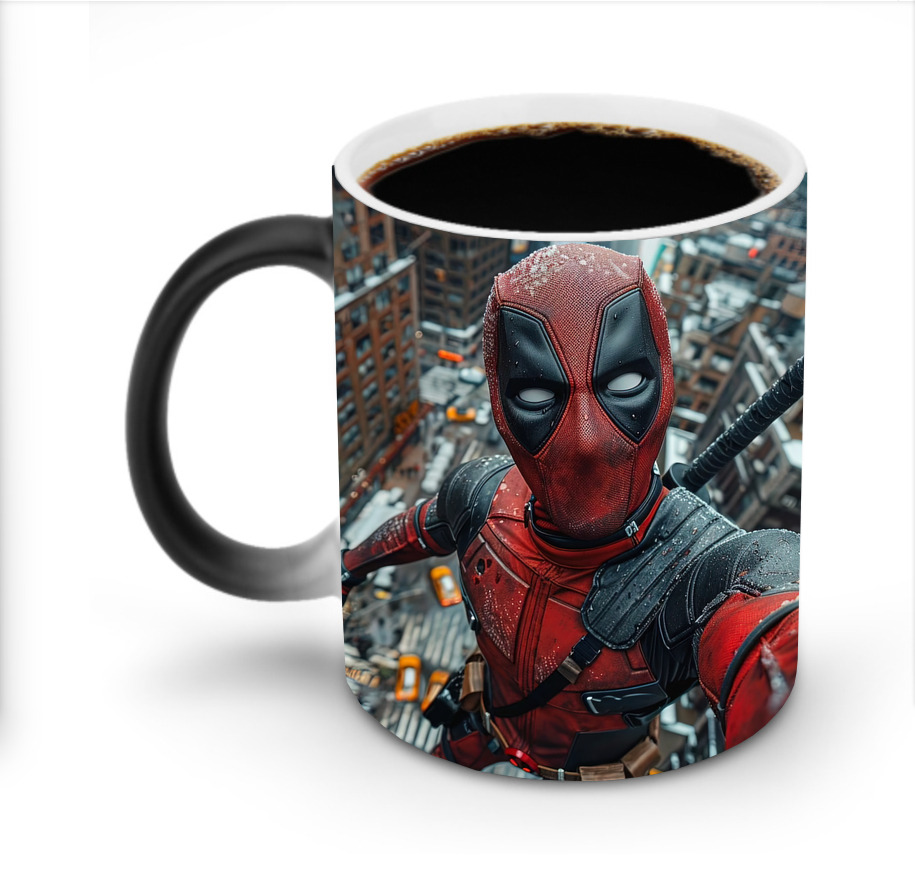 （画像用） Deadpool デッドプール 温度変色マグカップ