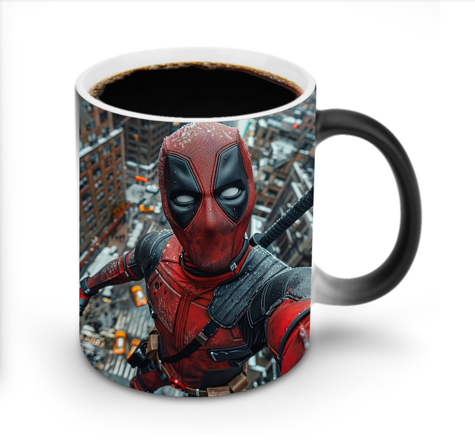 （画像用） Deadpool デッドプール 温度変色マグカップ