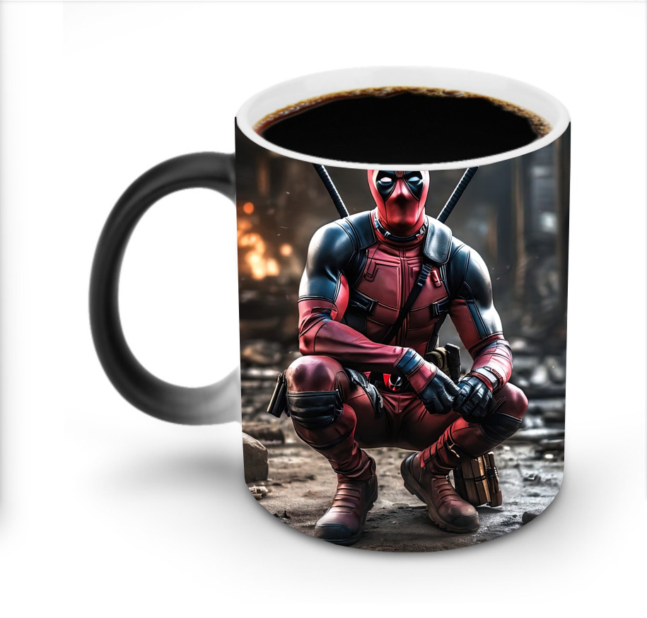 （画像用） Deadpool デッドプール 温度変色マグカップ