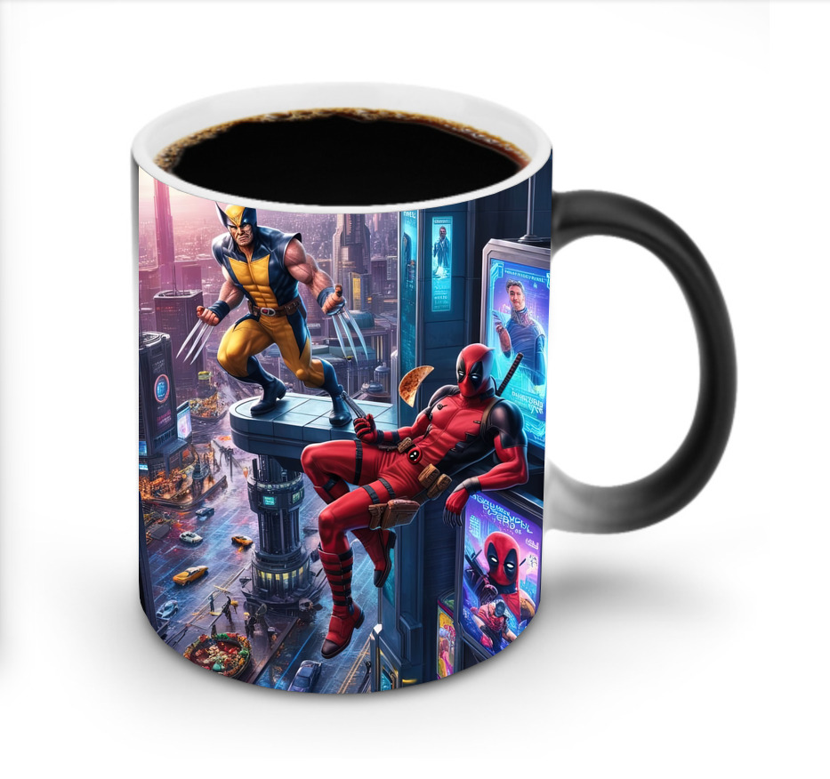 （画像用） Deadpool デッドプール 温度変色マグカップ