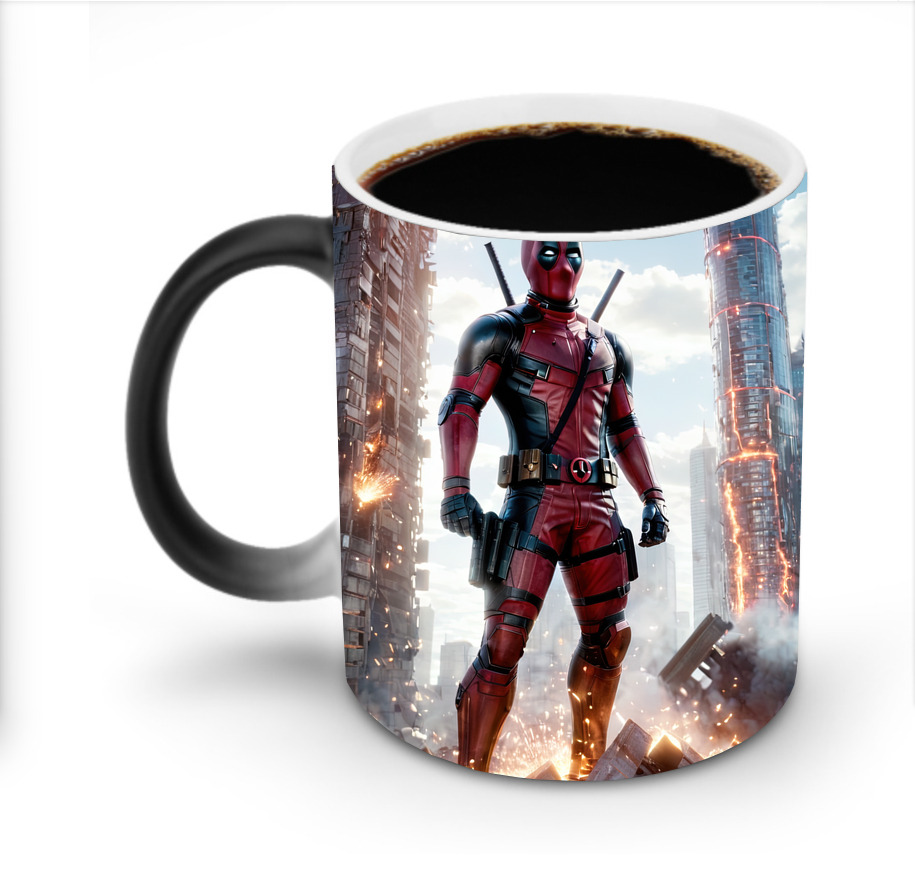（画像用） Deadpool デッドプール 温度変色マグカップ