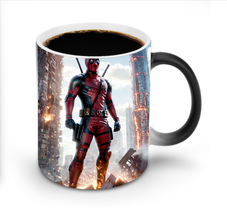 （画像用） Deadpool デッドプール 温度変色マグカップ