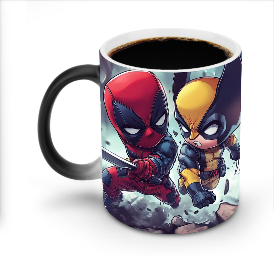 （画像用） Deadpool デッドプール 温度変色マグカップ