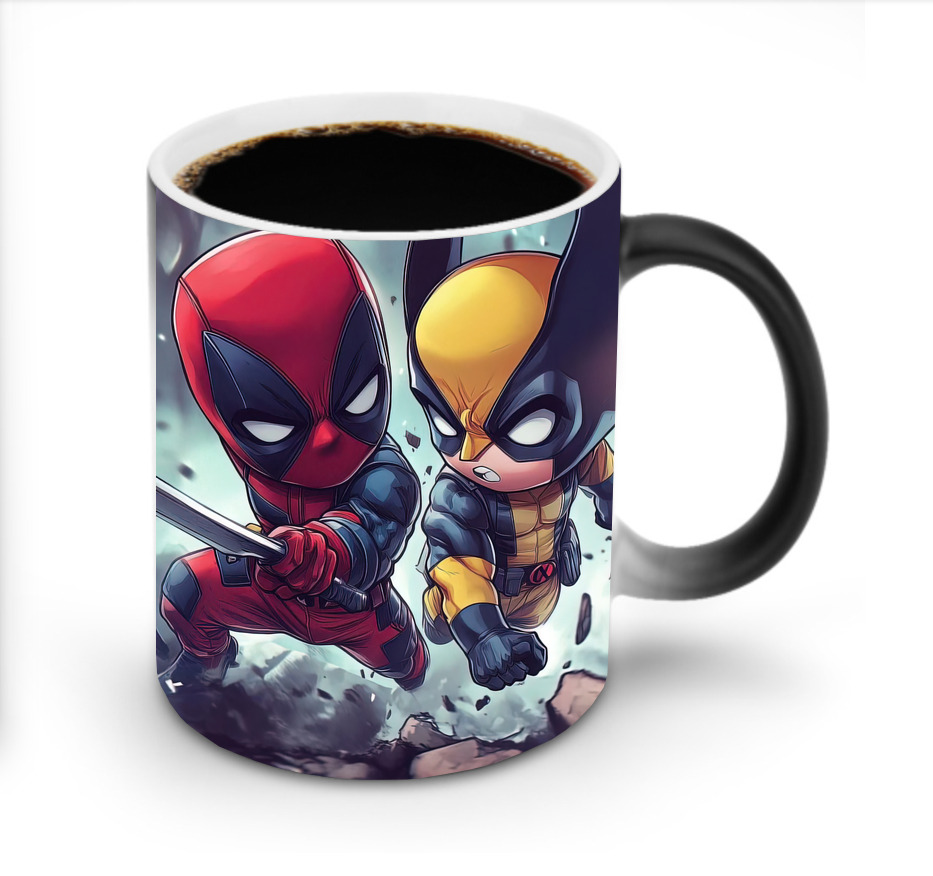（画像用） Deadpool デッドプール 温度変色マグカップ