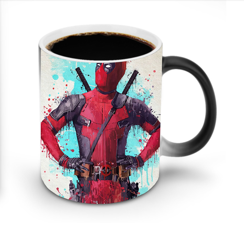 （画像用） Deadpool デッドプール 温度変色マグカップ