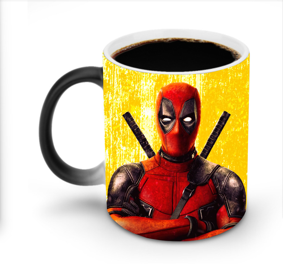（画像用） Deadpool デッドプール 温度変色マグカップ