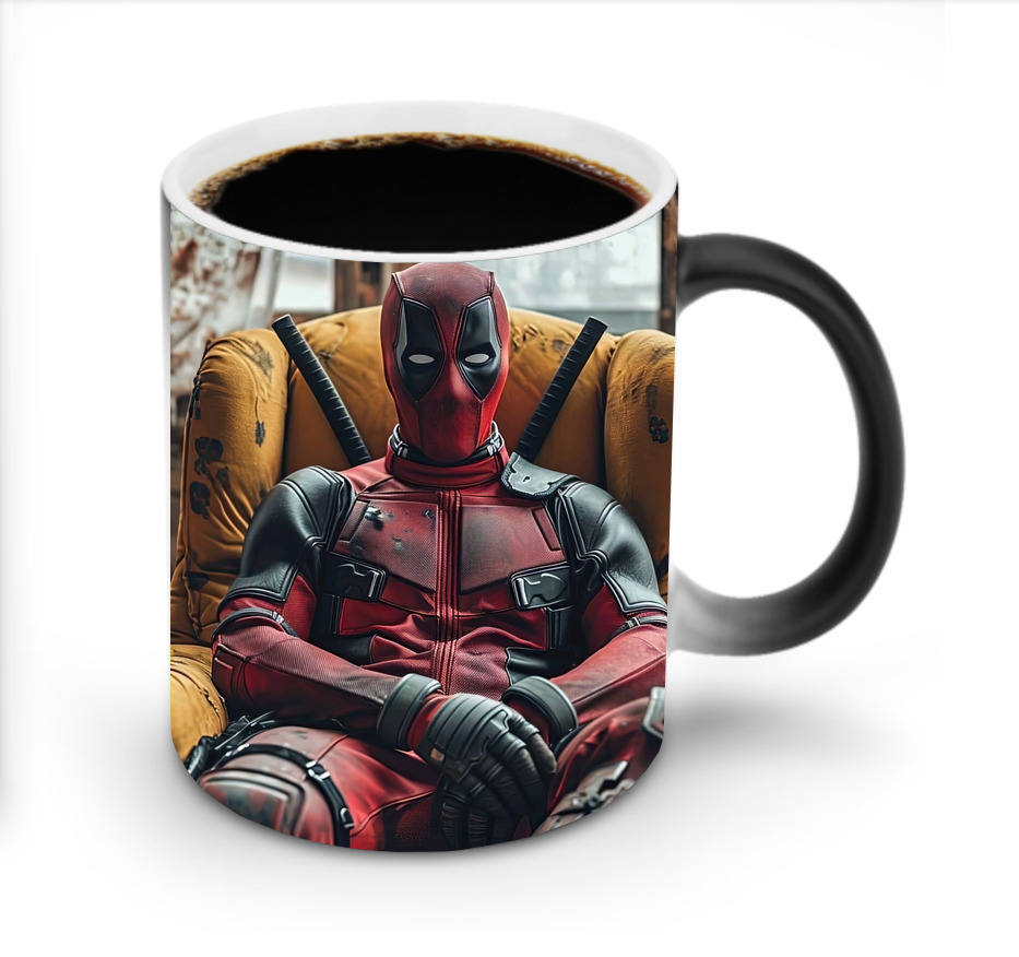 （画像用） Deadpool デッドプール 温度変色マグカップ