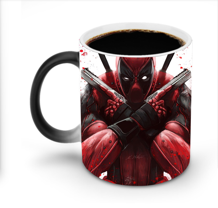 （画像用） Deadpool デッドプール 温度変色マグカップ