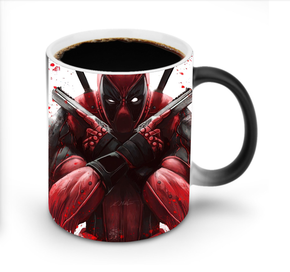 （画像用） Deadpool デッドプール 温度変色マグカップ