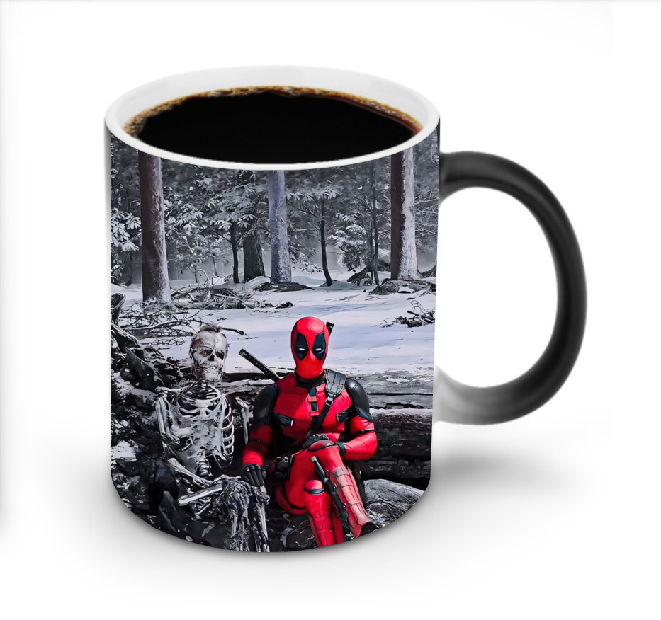 （画像用） Deadpool デッドプール 温度変色マグカップ