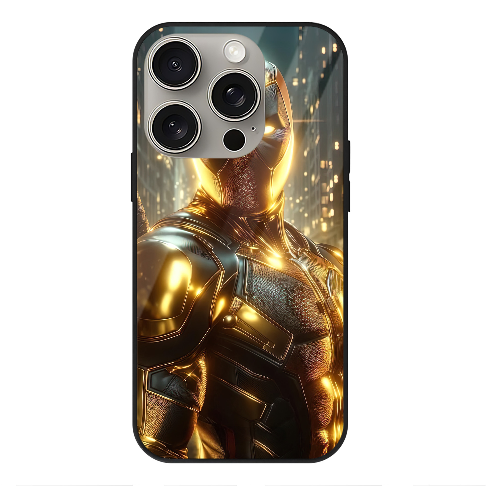 （画像用） Deadpool デッドプール 【iPhone15Pro対応】スマホケース 耐衝撃＆黄変防止 背面ガラス