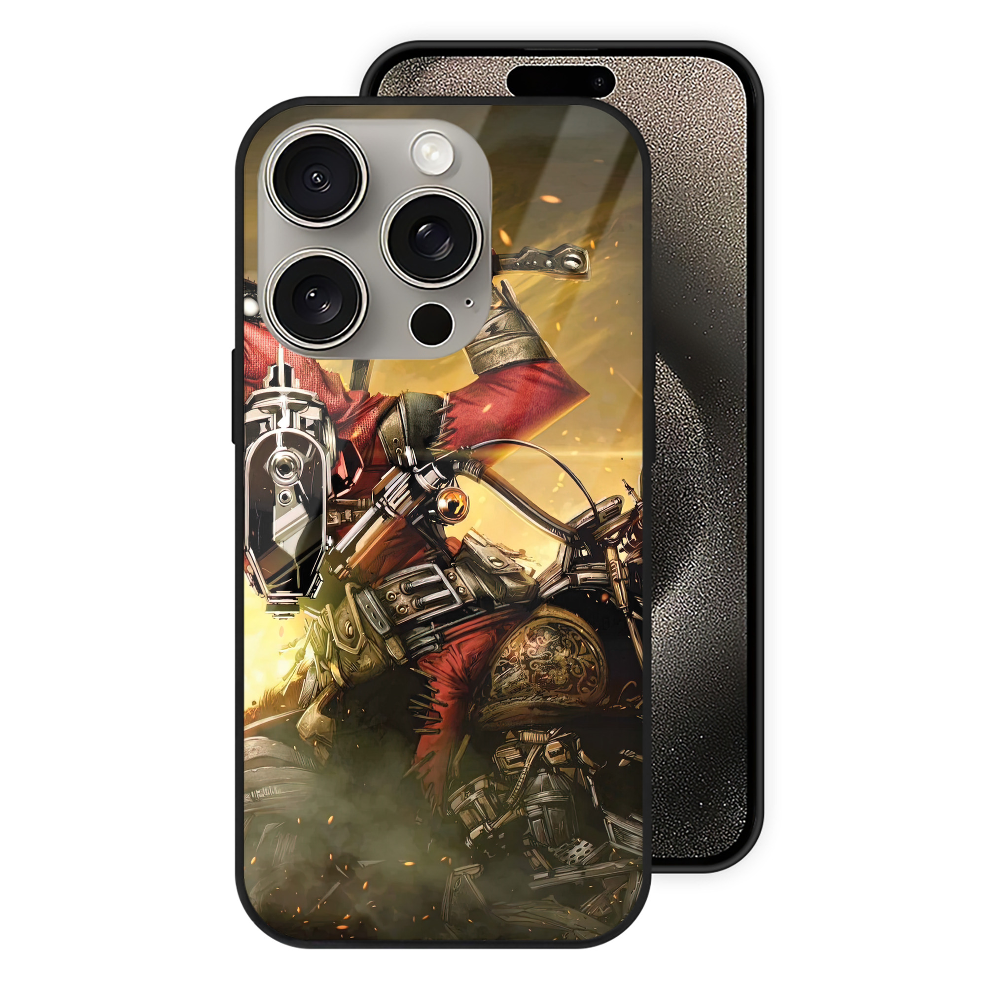 （画像用） Deadpool デッドプール 【iPhone15Pro対応】スマホケース 耐衝撃＆黄変防止 背面ガラス