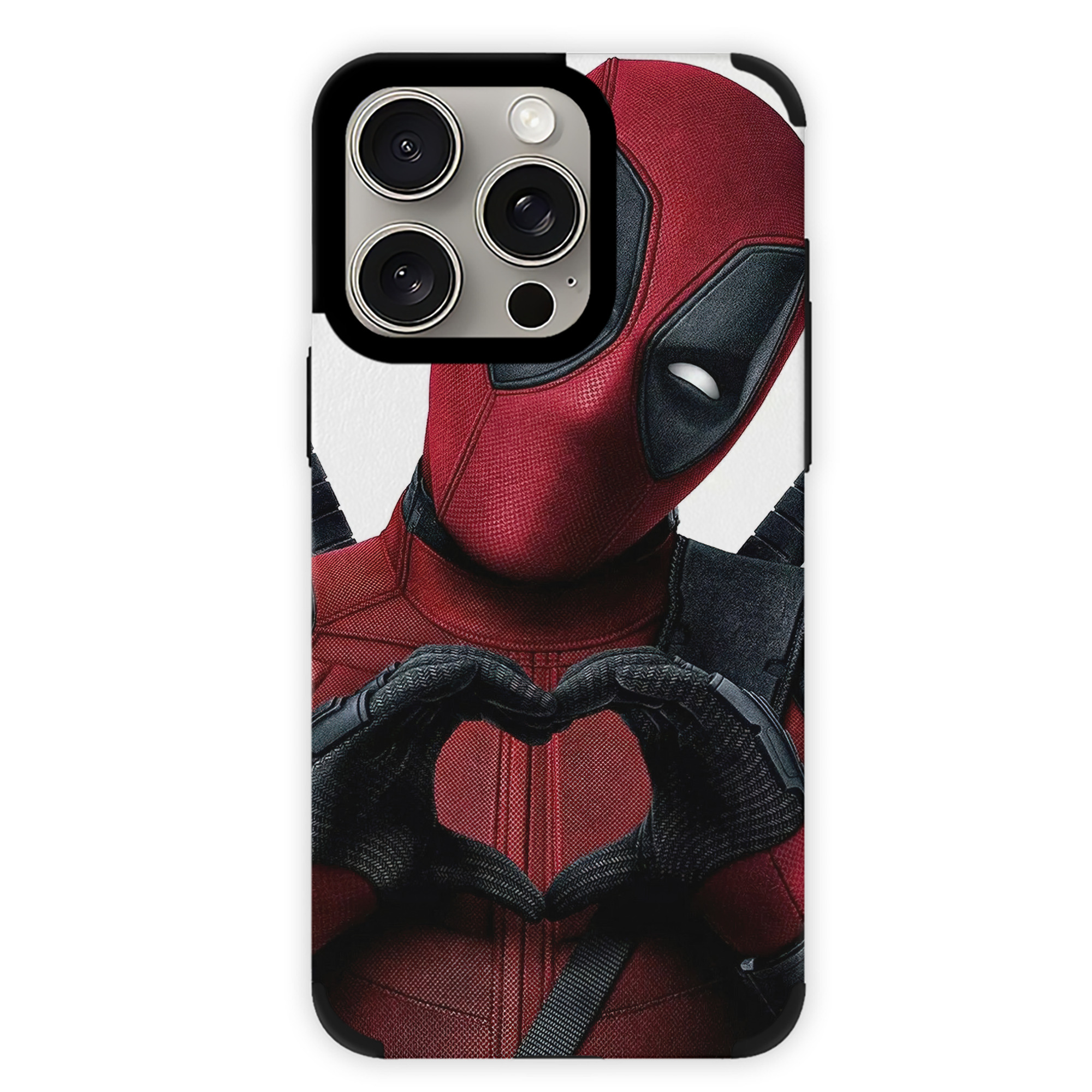 （画像用） Deadpool デッドプール 【iPhone15ProMax対応】 PUレザー スマホケース 耐衝撃＆黄変防止