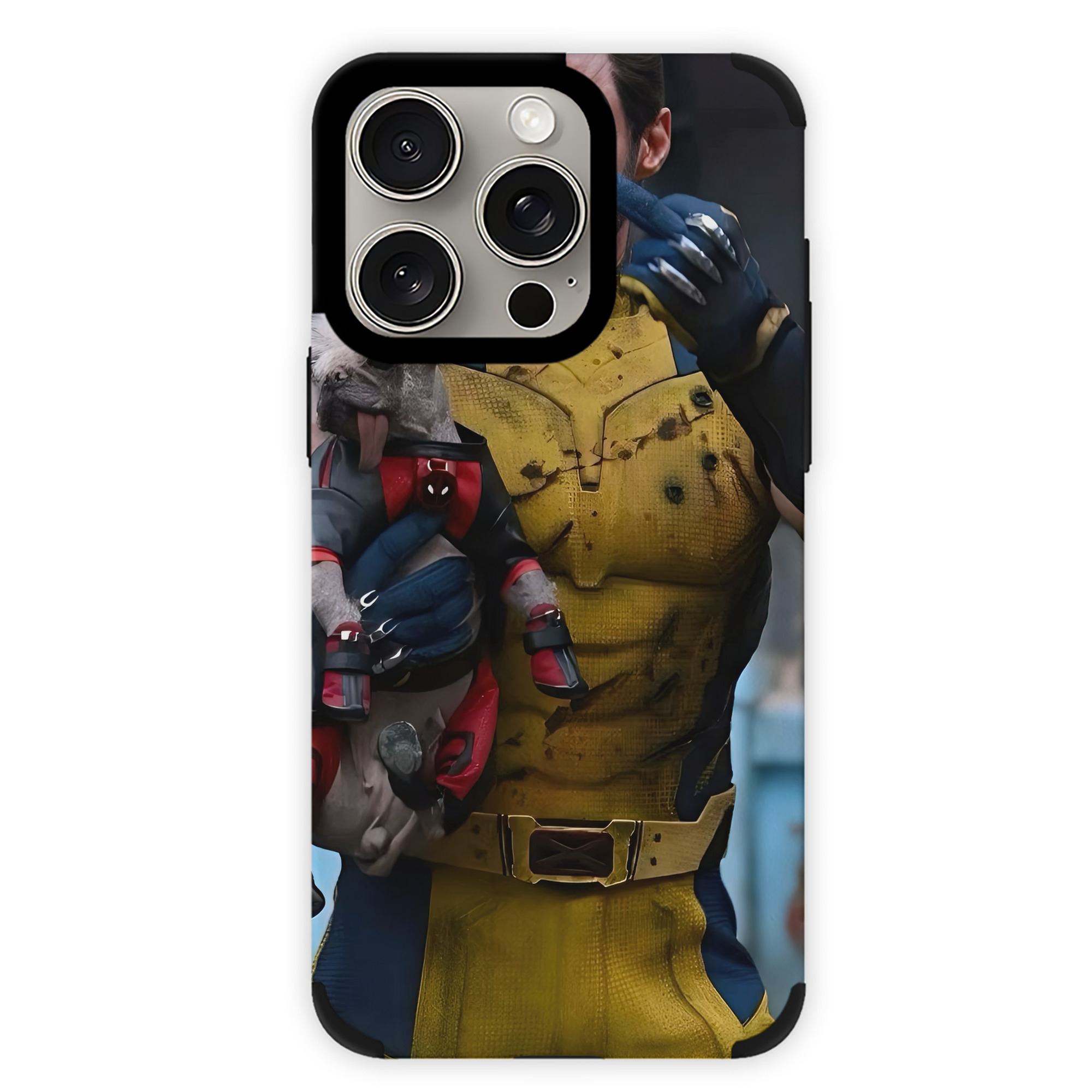 （画像用） Deadpool デッドプール 【iPhone15ProMax対応】 PUレザー スマホケース 耐衝撃＆黄変防止