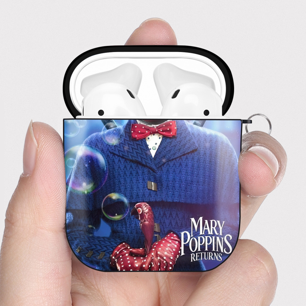 （画像用） Deadpool デッドプール AirPods 第2世代保護ケース ハードシェル ブラック 耐衝撃・防指紋・カラビナ付き