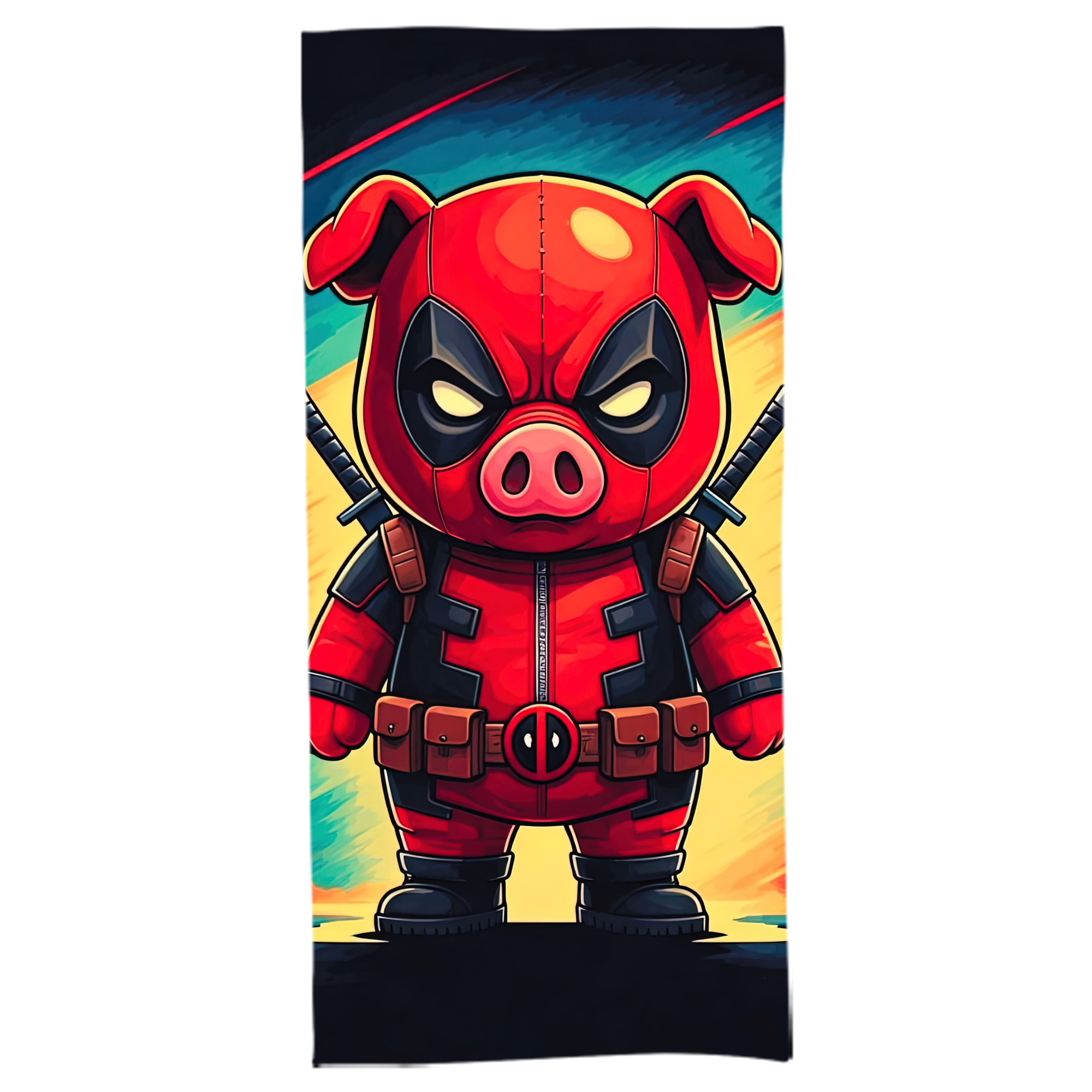 （画像用） Deadpool デッドプール 大判バスタオル 70×140cm 吸水速乾 柔らかい肌触り