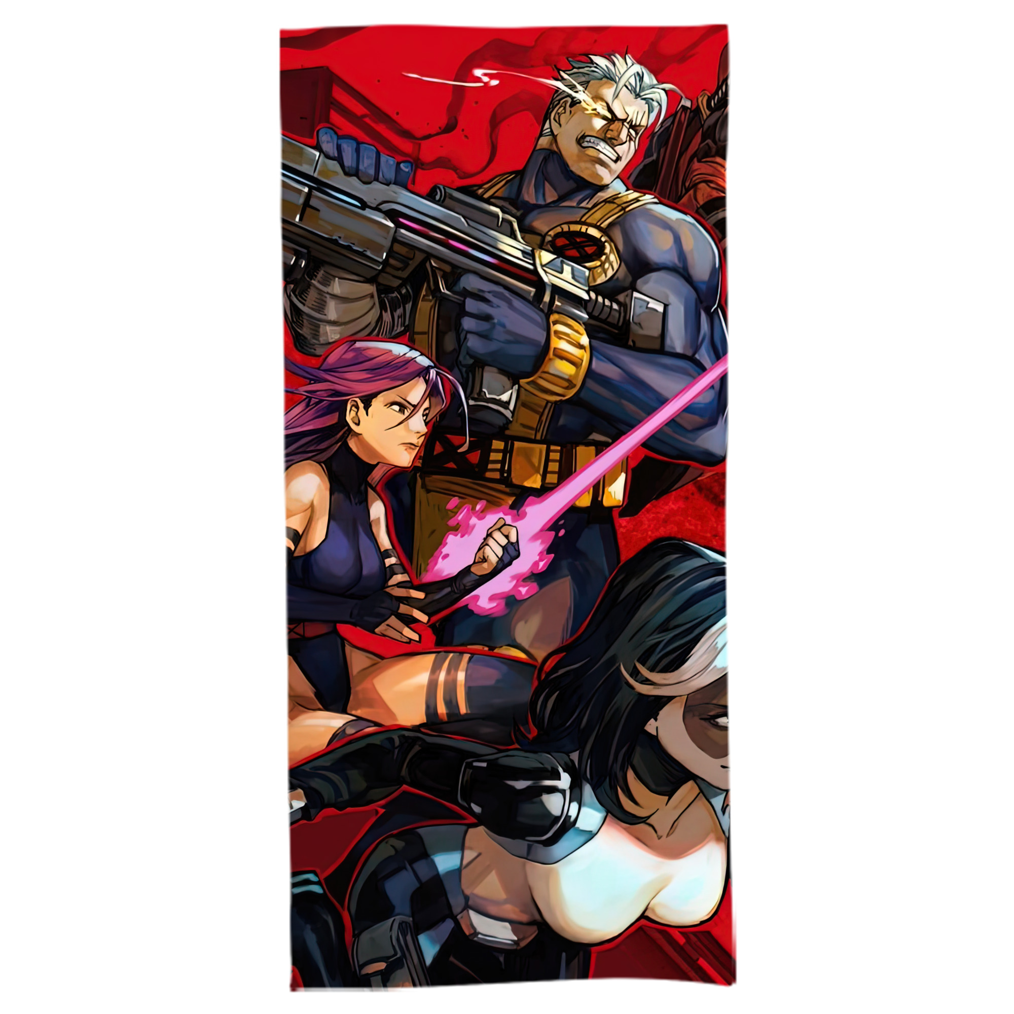 （画像用） Deadpool デッドプール 大判バスタオル 70×140cm 吸水速乾 柔らかい肌触り