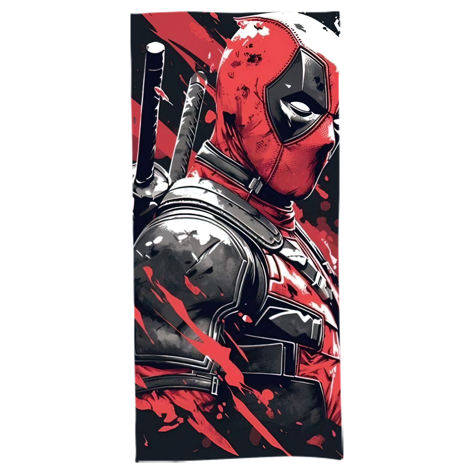 （画像用） Deadpool デッドプール 大判バスタオル 70×140cm 吸水速乾 柔らかい肌触り