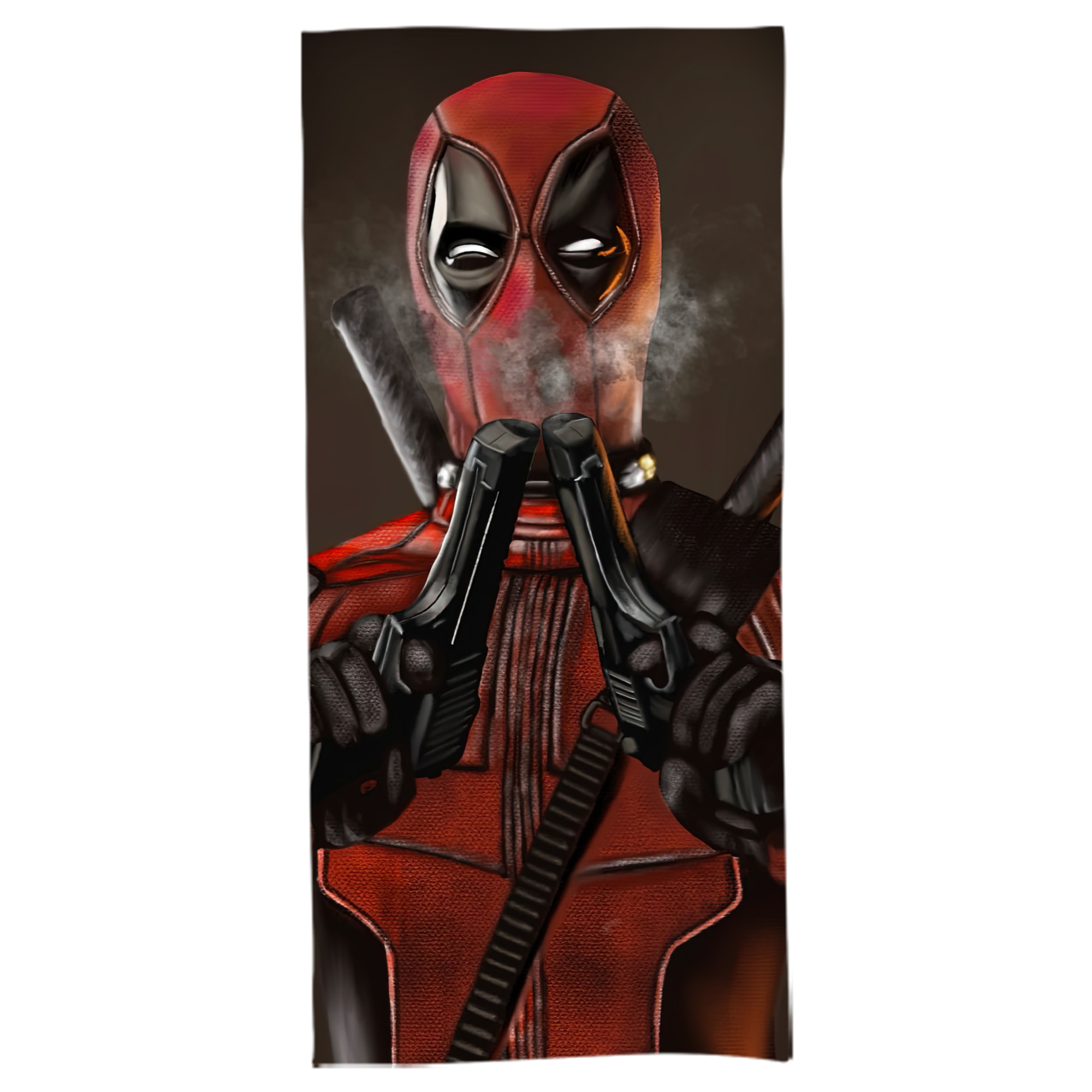 （画像用） Deadpool デッドプール 大判バスタオル 70×140cm 吸水速乾 柔らかい肌触り