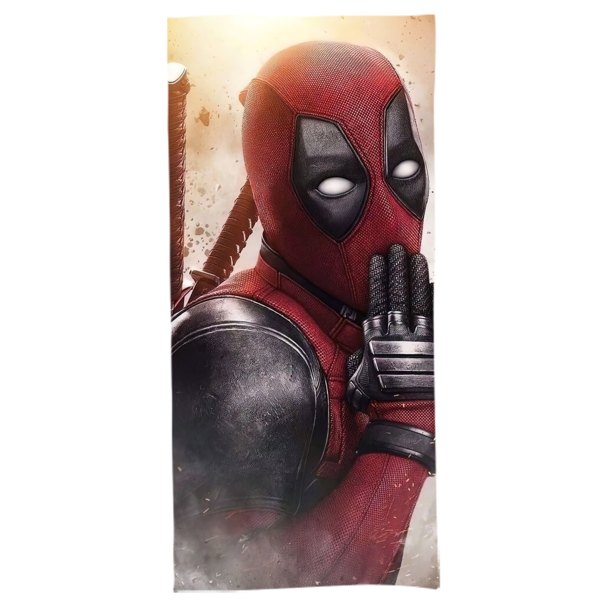 （画像用） Deadpool デッドプール 大判バスタオル 70×140cm 吸水速乾 柔らかい肌触り