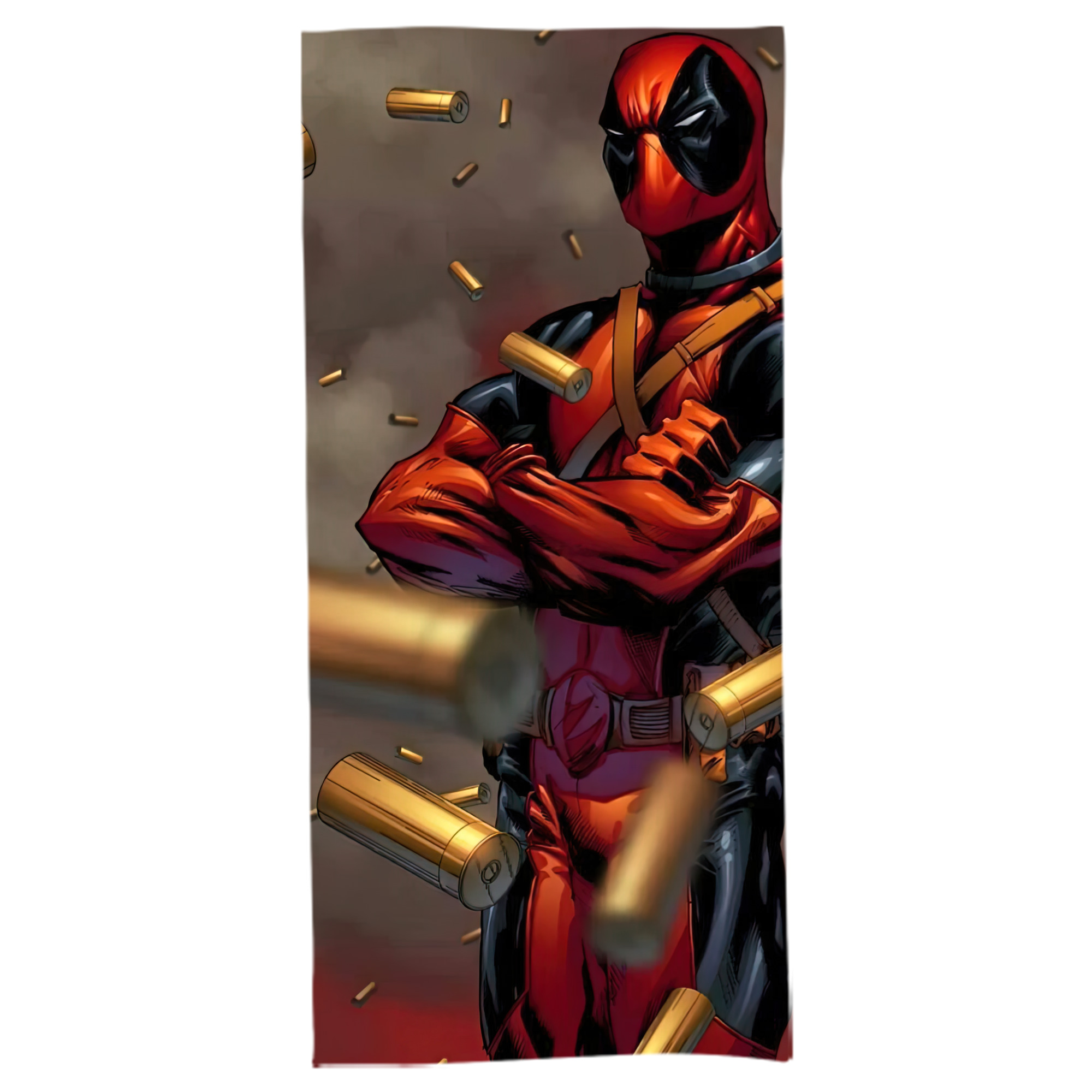 （画像用） Deadpool デッドプール 大判バスタオル 70×140cm 吸水速乾 柔らかい肌触り