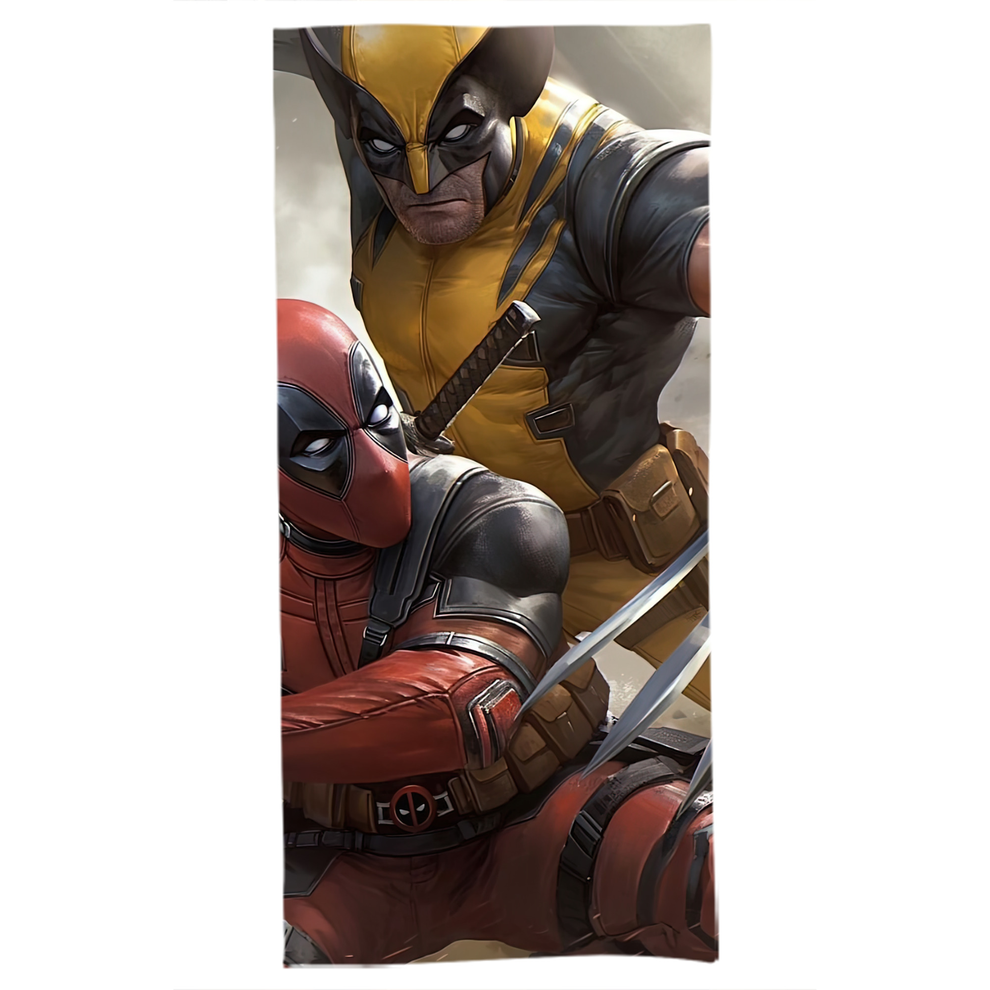 （画像用） Deadpool デッドプール 大判バスタオル 70×140cm 吸水速乾 柔らかい肌触り