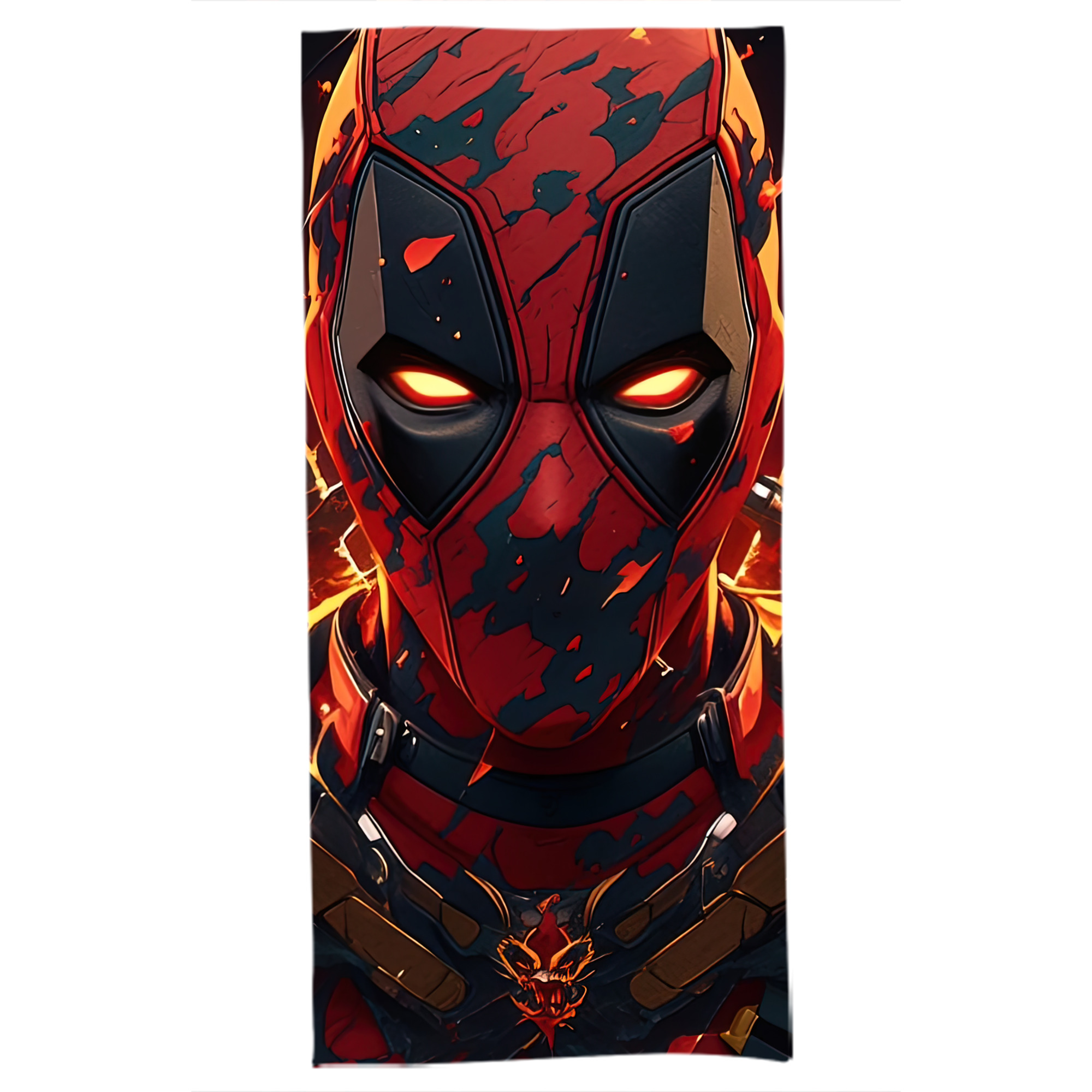 （画像用） Deadpool デッドプール 大判バスタオル 70×140cm 吸水速乾 柔らかい肌触り