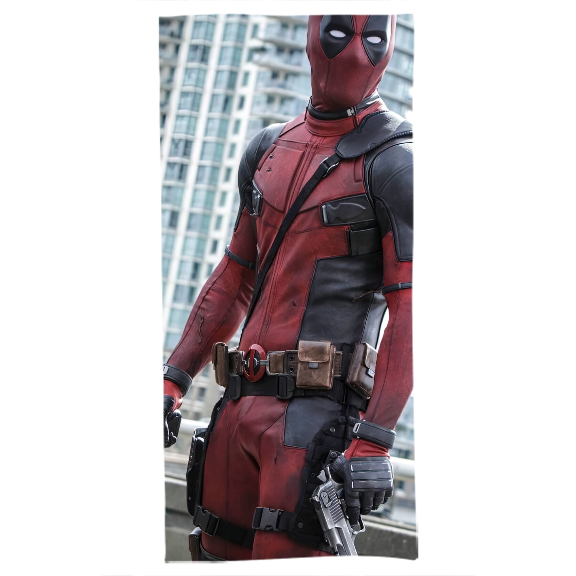 （画像用） Deadpool デッドプール 大判バスタオル 70×140cm 吸水速乾 柔らかい肌触り