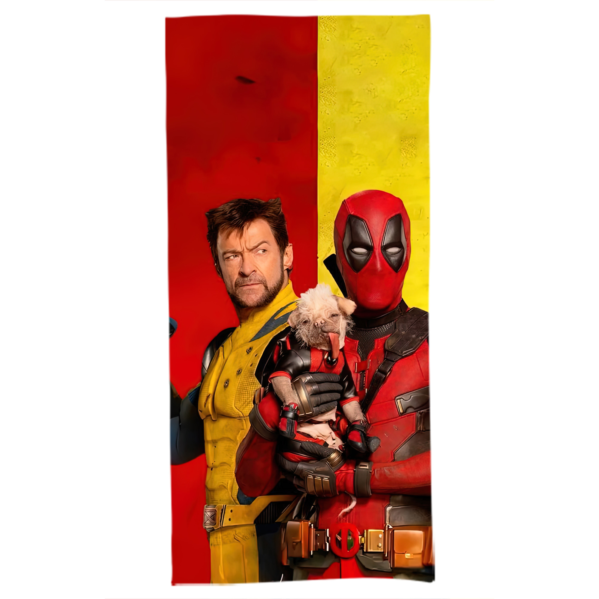 （画像用） Deadpool デッドプール 大判バスタオル 70×140cm 吸水速乾 柔らかい肌触り