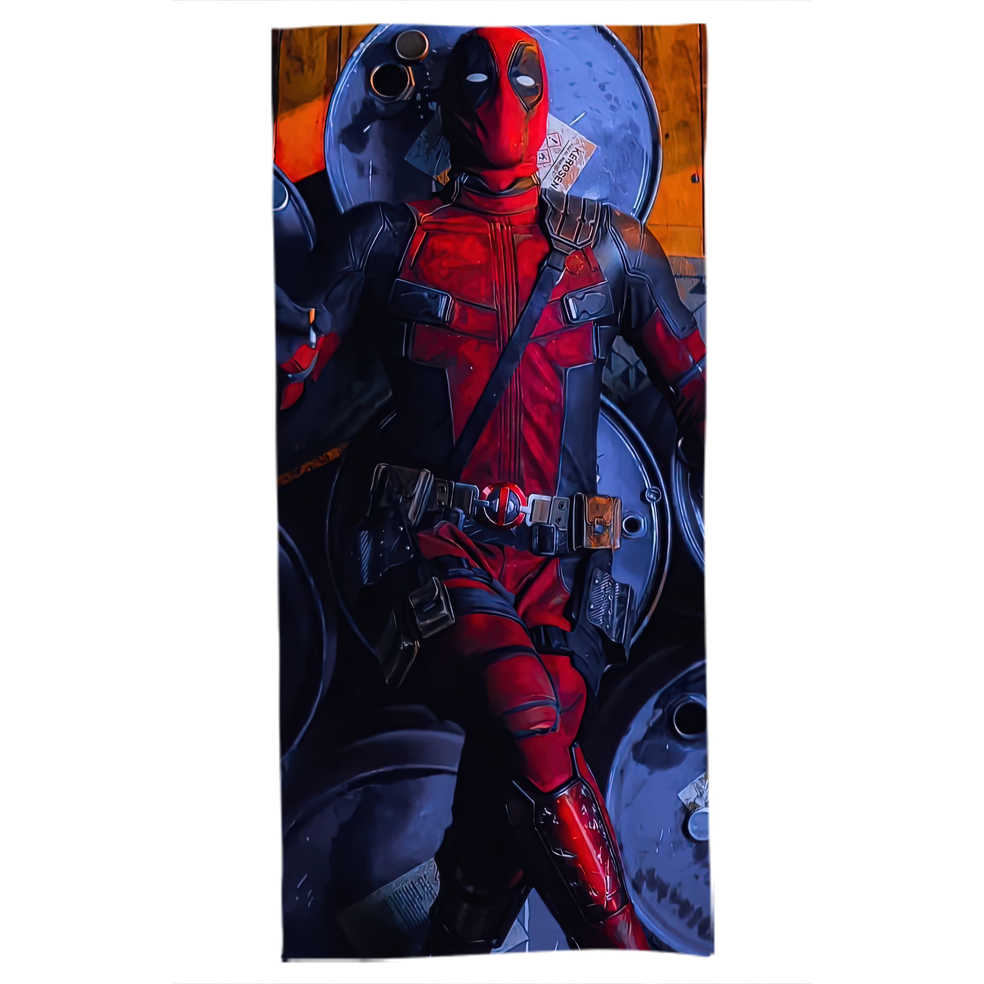 （画像用） Deadpool デッドプール 大判バスタオル 70×140cm 吸水速乾 柔らかい肌触り