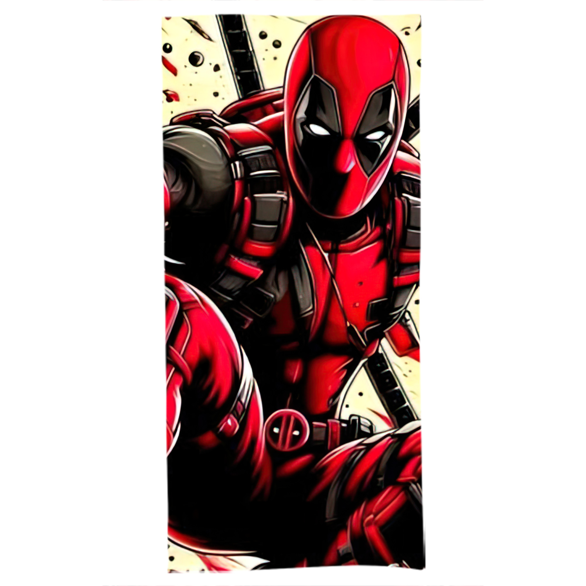 （画像用） Deadpool デッドプール 大判バスタオル 70×140cm 吸水速乾 柔らかい肌触り