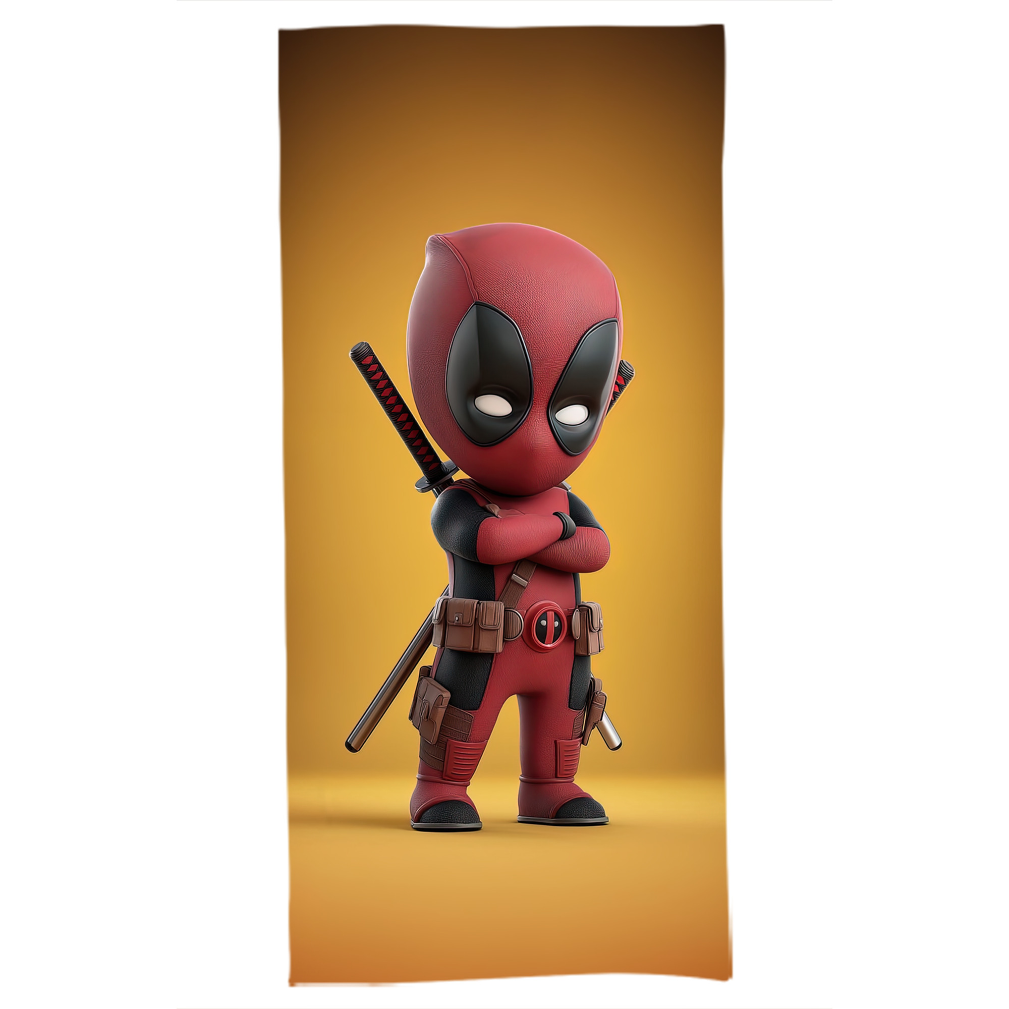 （画像用） Deadpool デッドプール 大判バスタオル 70×140cm 吸水速乾 柔らかい肌触り