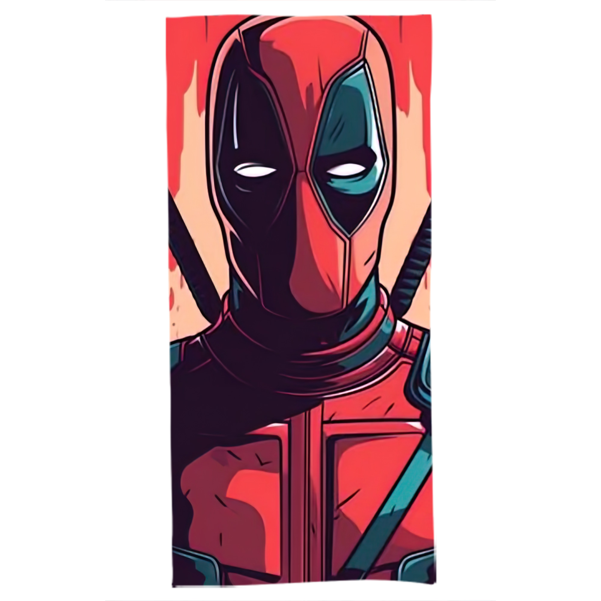 （画像用） Deadpool デッドプール 大判バスタオル 70×140cm 吸水速乾 柔らかい肌触り