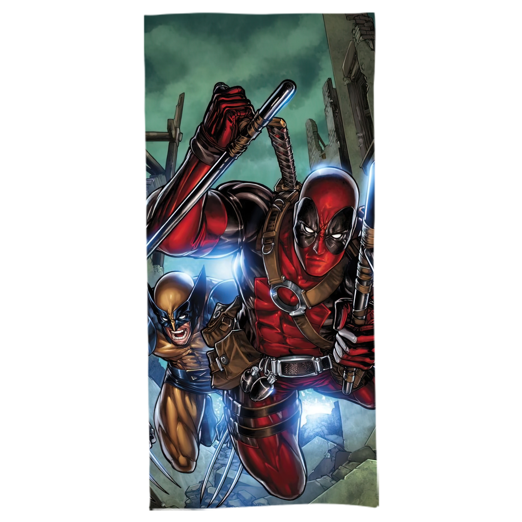 （画像用） Deadpool デッドプール 大判バスタオル 70×140cm 吸水速乾 柔らかい肌触り