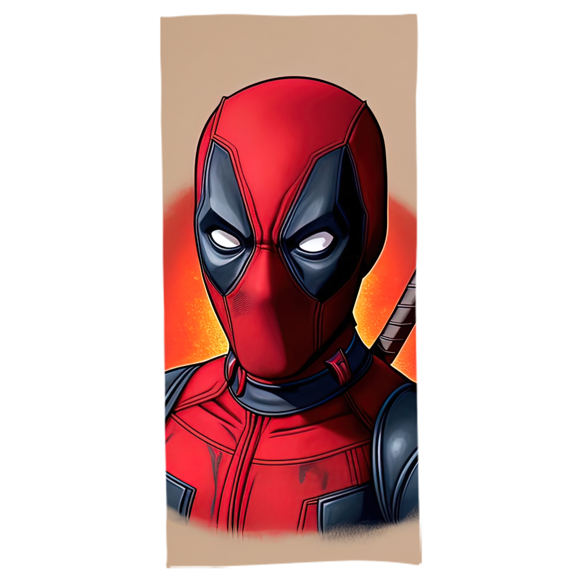 （画像用） Deadpool デッドプール 大判バスタオル 70×140cm 吸水速乾 柔らかい肌触り