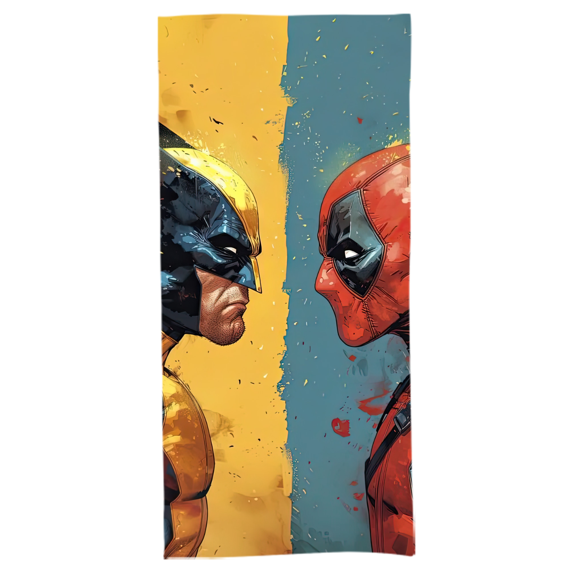 （画像用） Deadpool デッドプール 大判バスタオル 70×140cm 吸水速乾 柔らかい肌触り