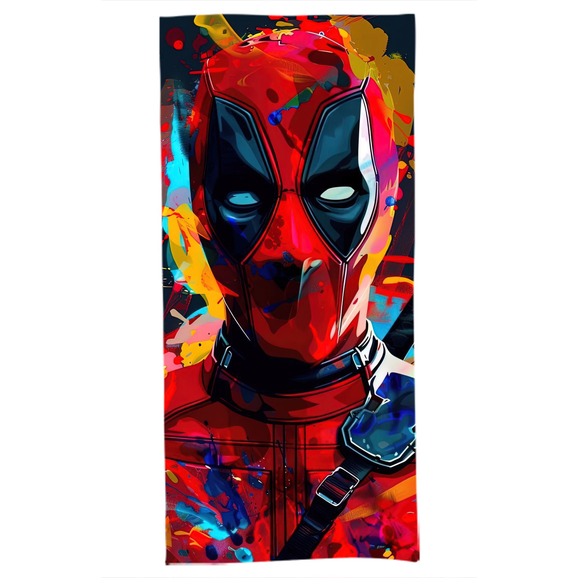 （画像用） Deadpool デッドプール 大判バスタオル 70×140cm 吸水速乾 柔らかい肌触り