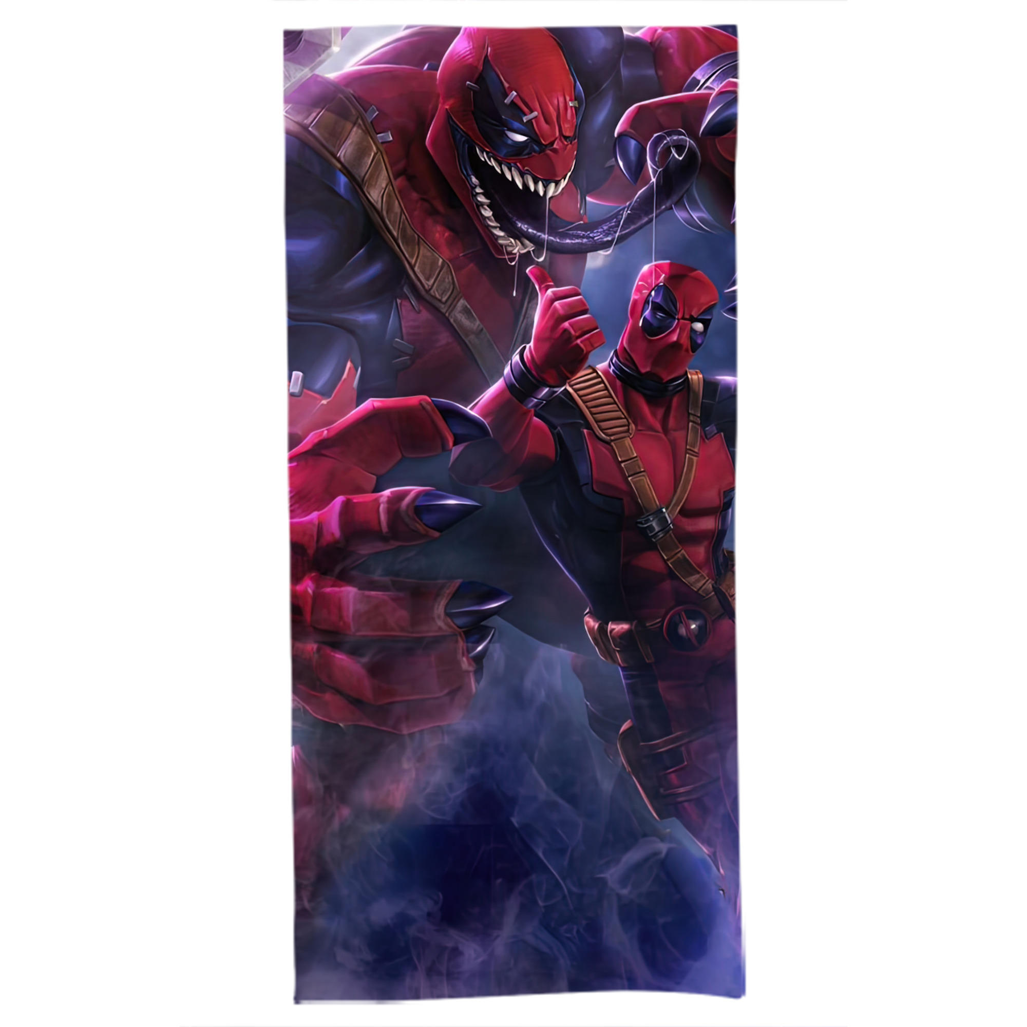 （画像用） Deadpool デッドプール 大判バスタオル 70×140cm 吸水速乾 柔らかい肌触り