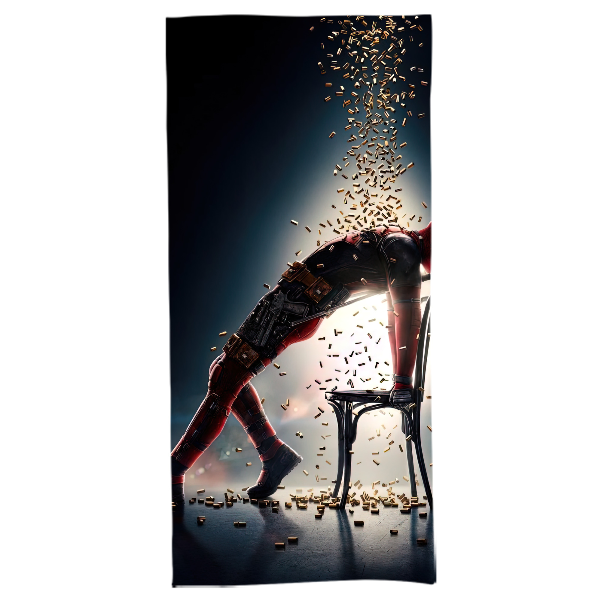 （画像用） Deadpool デッドプール 大判バスタオル 70×140cm 吸水速乾 柔らかい肌触り
