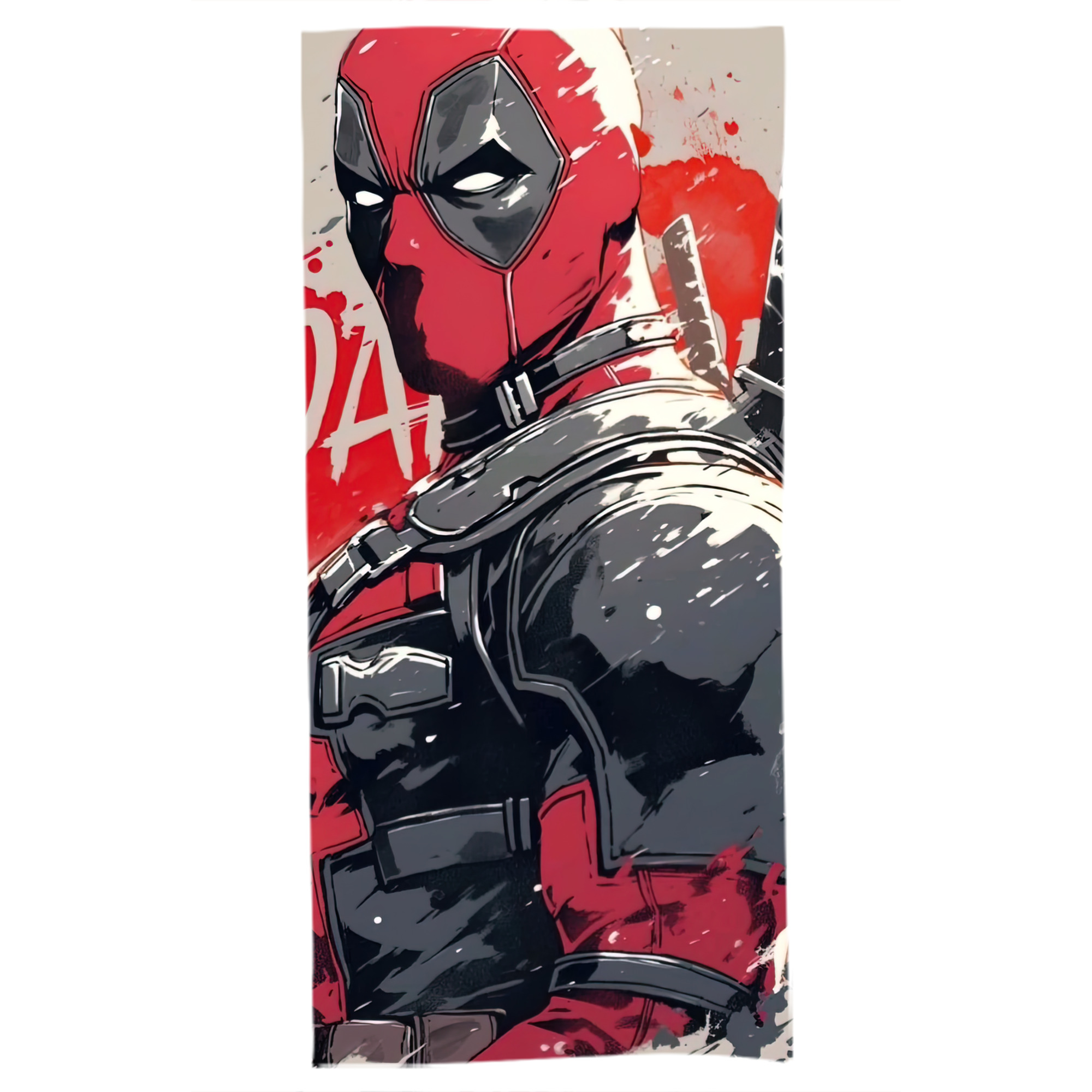 （画像用） Deadpool デッドプール 大判バスタオル 70×140cm 吸水速乾 柔らかい肌触り