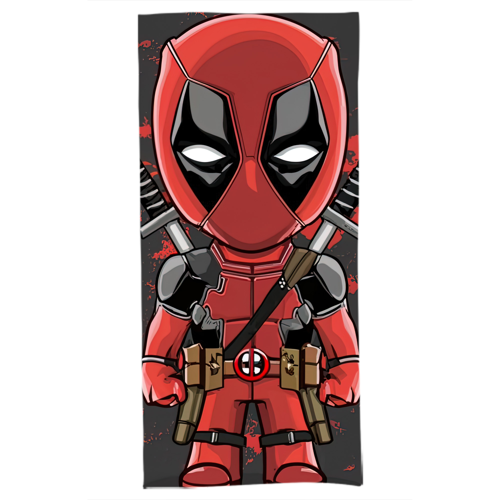 （画像用） Deadpool デッドプール 大判バスタオル 70×140cm 吸水速乾 柔らかい肌触り