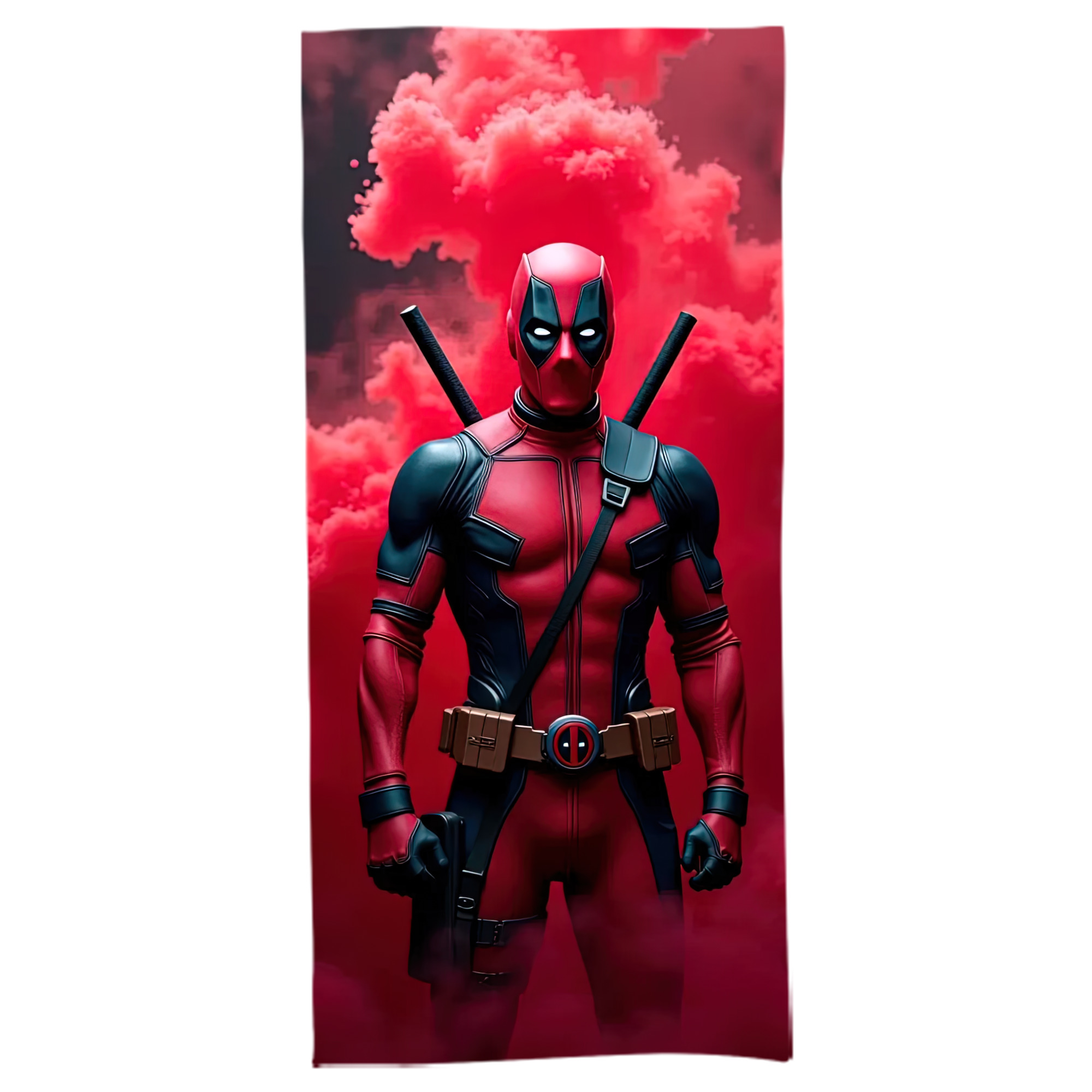 （画像用） Deadpool デッドプール 大判バスタオル 70×140cm 吸水速乾 柔らかい肌触り