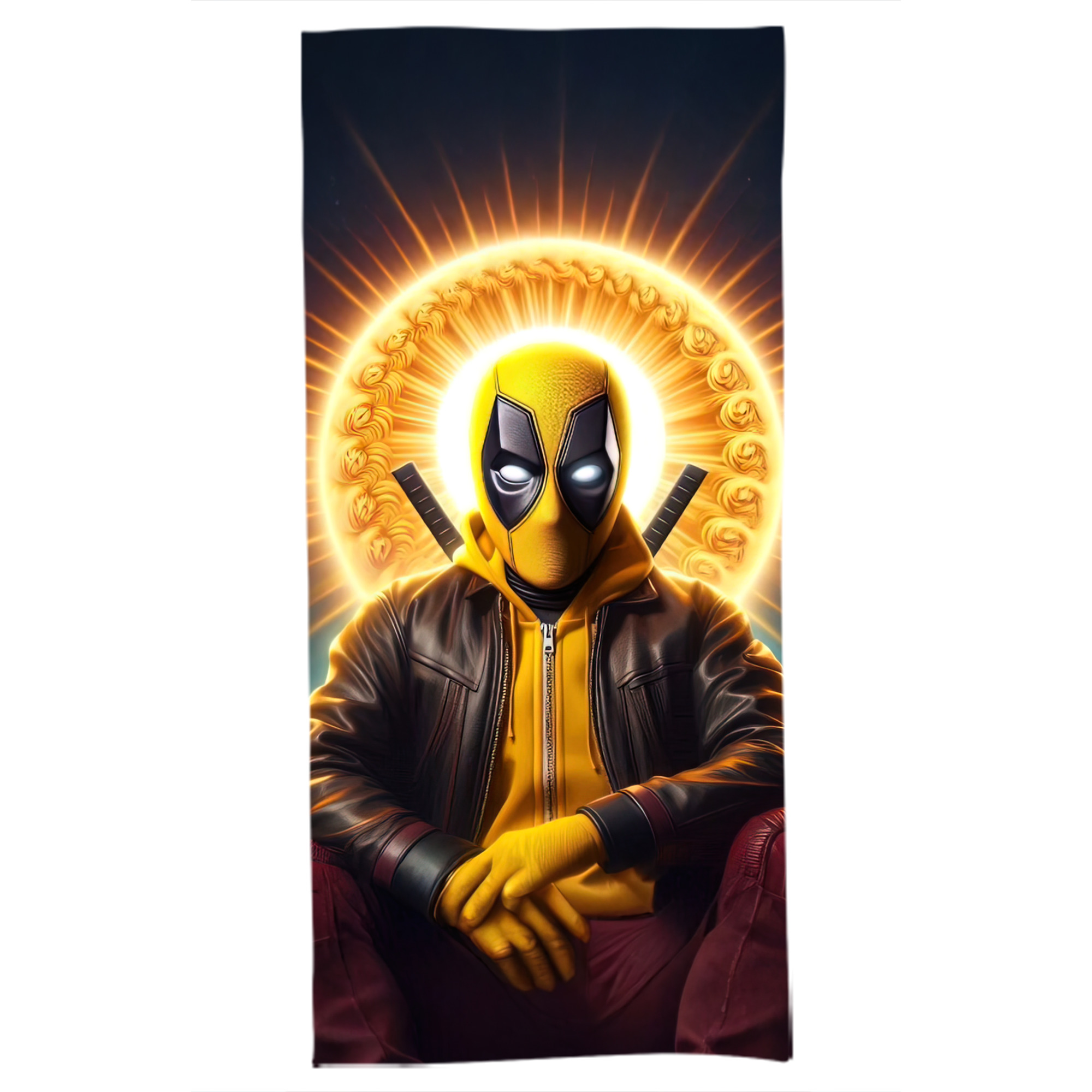 （画像用） Deadpool デッドプール 大判バスタオル 70×140cm 吸水速乾 柔らかい肌触り